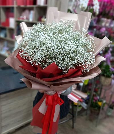 Букет цветов из: Гипсофила в Начале