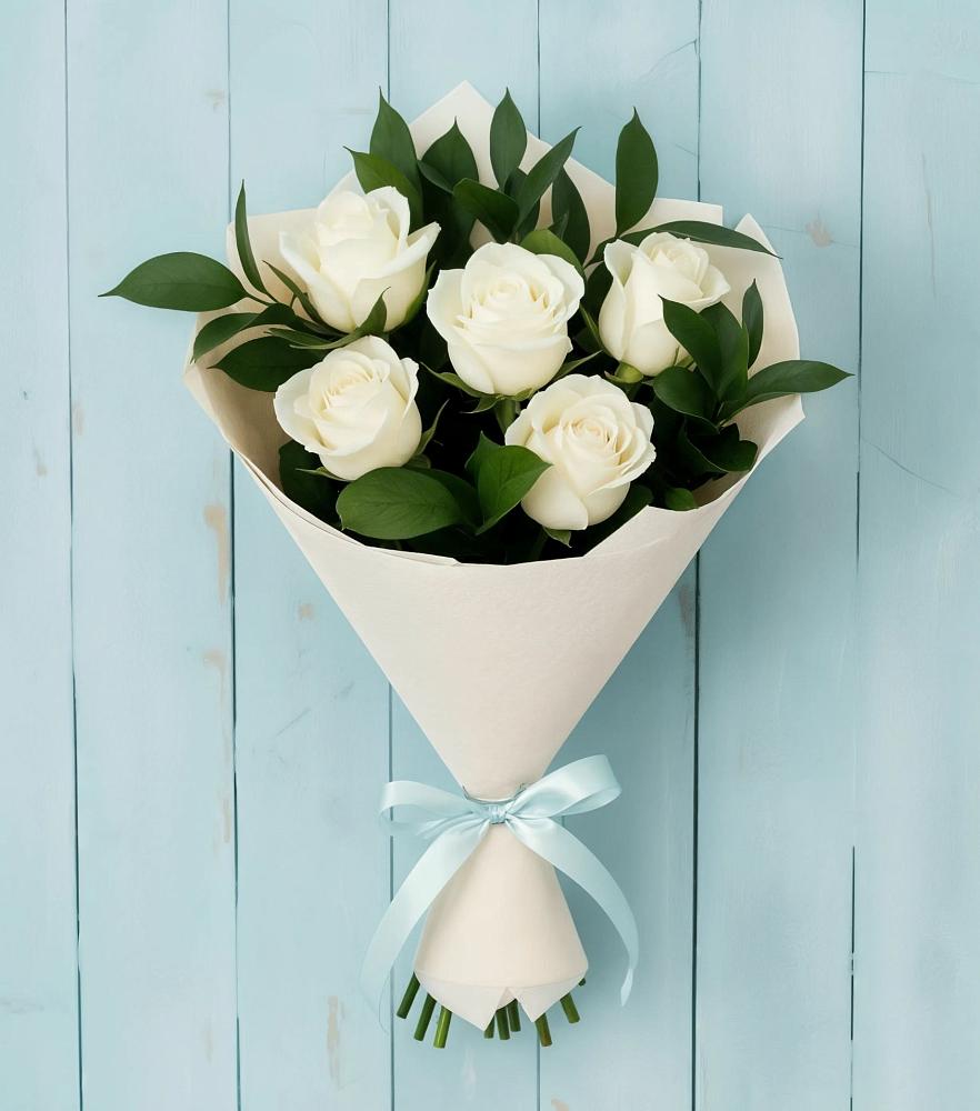 Букет цветов из: Розы в Начале