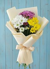 Букет цветов из:  Хризантемы в Начале