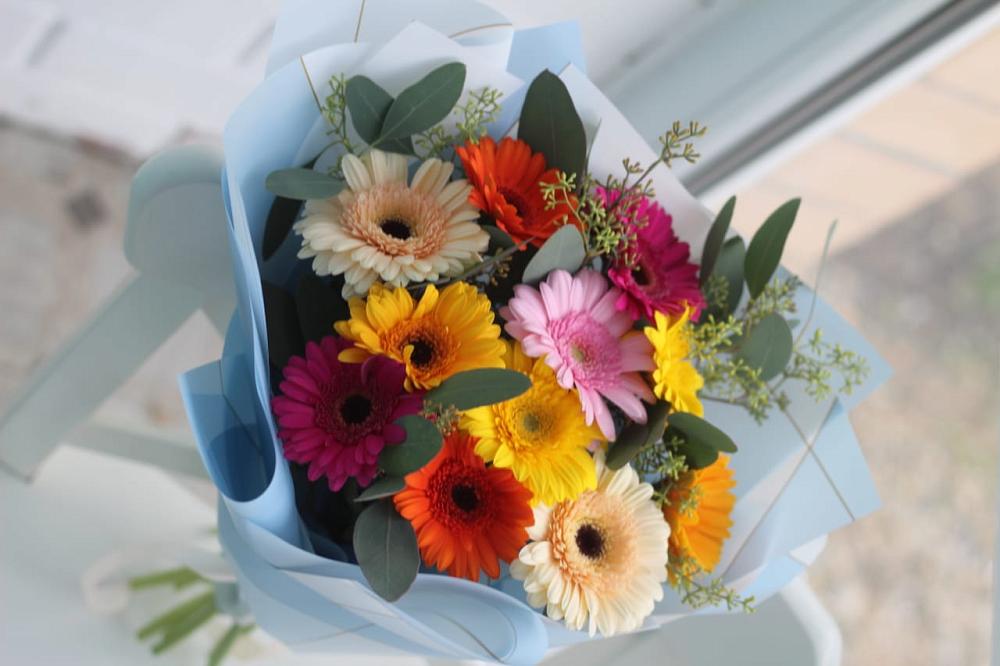 Букет цветов из: Герберы в Начале