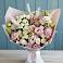 Букет цветов из: Альстромерии и Розы в Начале
