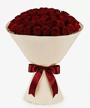 Букет 101 Бордовая роза Блэк Бакарра в Начале
