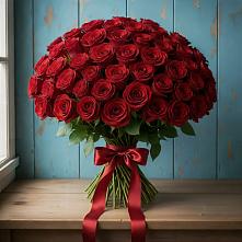 Букет Красные розы Блэк Меджик в Начале