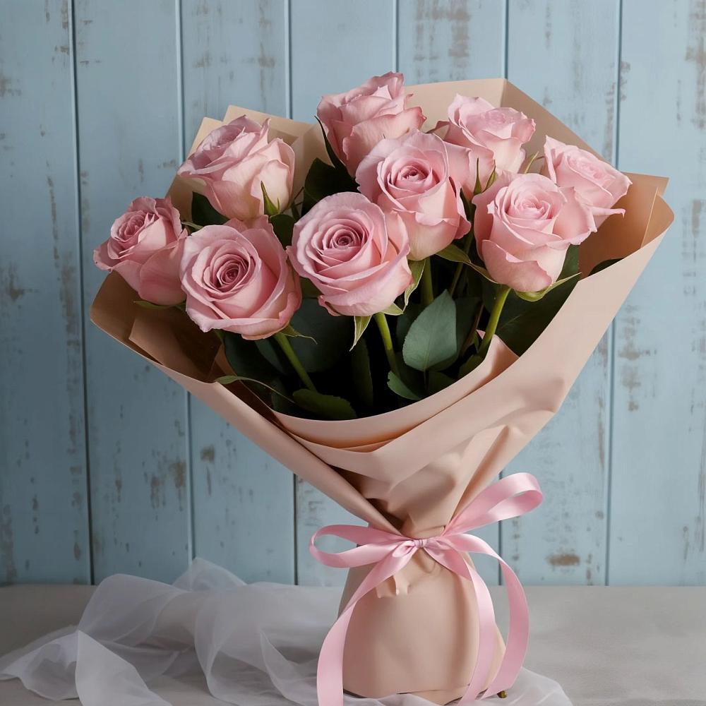 Букет цветов из: Розы в Начале