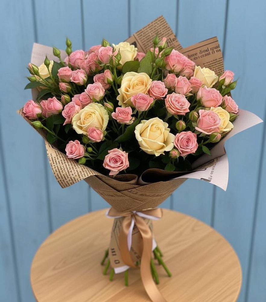 Букет цветов из: Розы в Начале