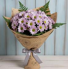 Букет цветов из:  Хризантемы в Начале