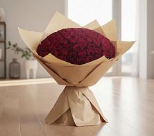 Букет 101 Красная роза в Начале