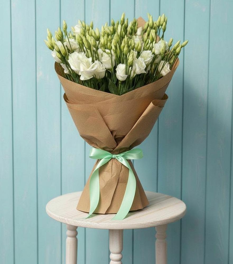 Букет цветов из: Лизиантусы в Начале