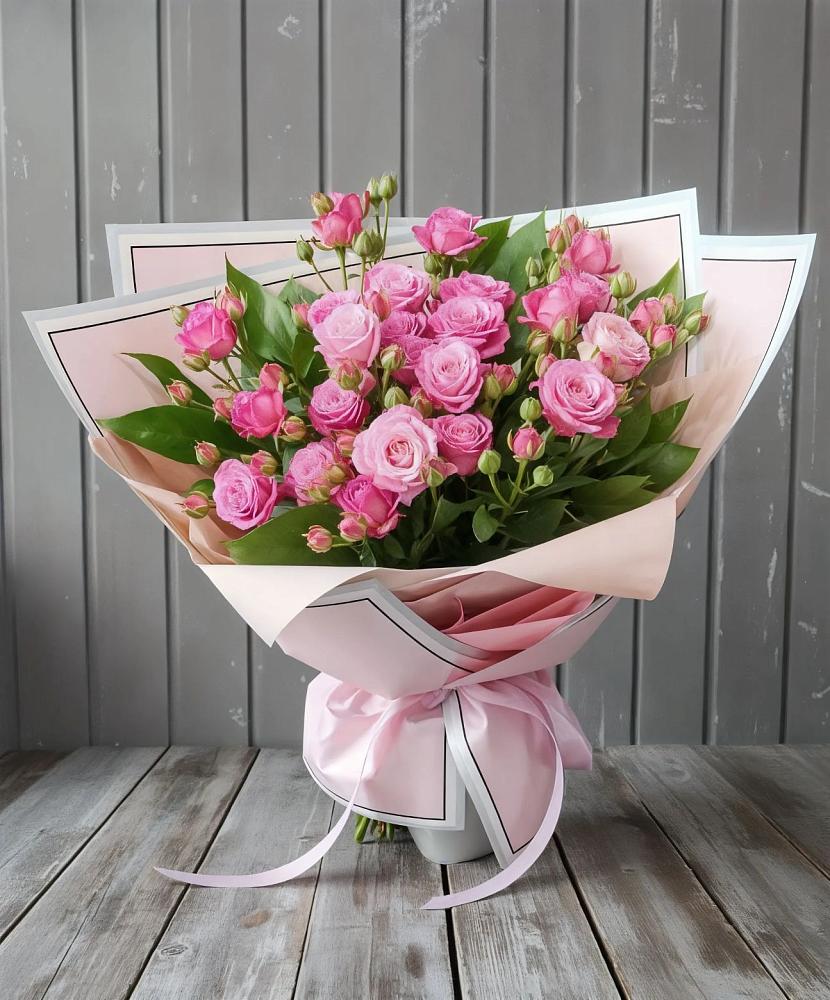 Букет Розовый кустик в Начале