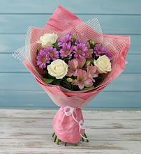 Букет цветов из:  Герберы #REPLACE_PRED# Начале