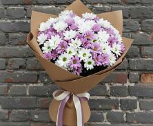 Букет цветов из:  Хризантемы в Начале