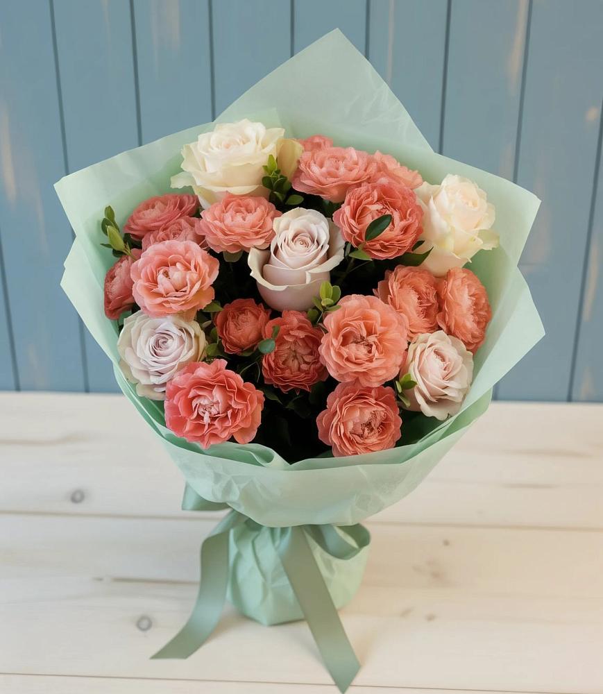 Букет цветов из: Розы в Начале