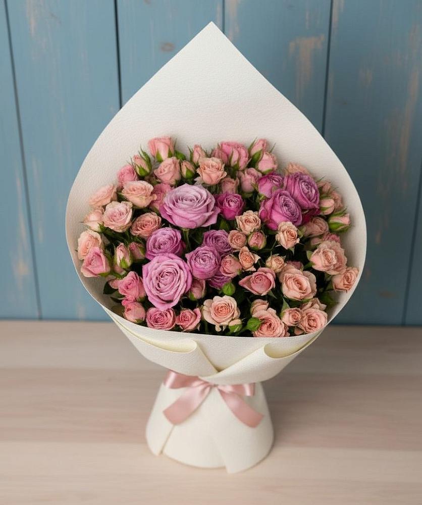 Букет цветов из: Розы в Начале