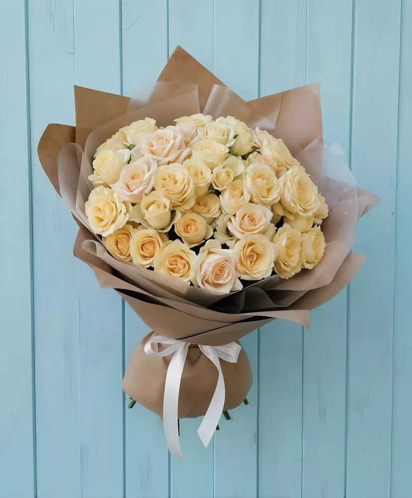 Букет Кремовое облако в Начале